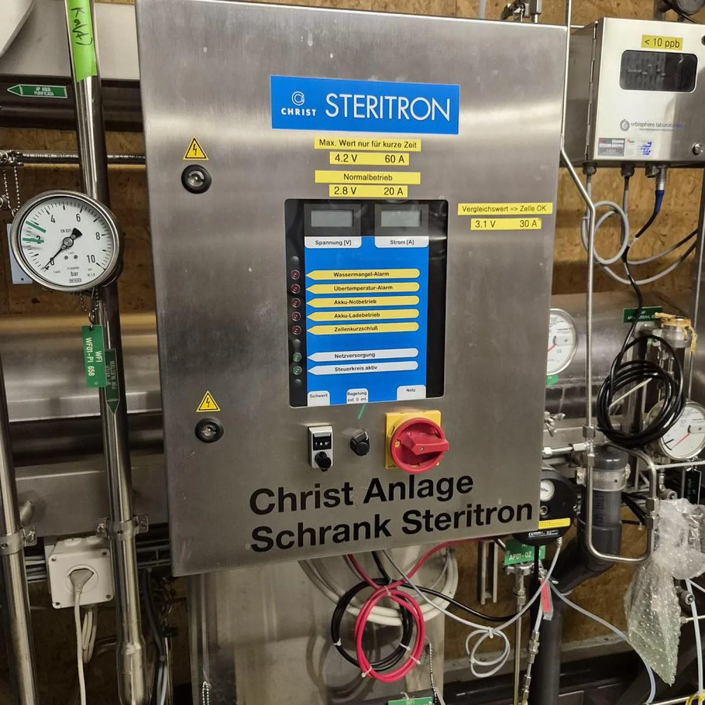 Christ Reinstwasserzirkulationsanlage Steritron EA 520 LOOP 1+2 - 3
