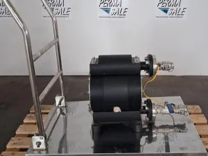 Metabo Pneumatic Diaphragm Pump Unit on Stainless Steel Frame