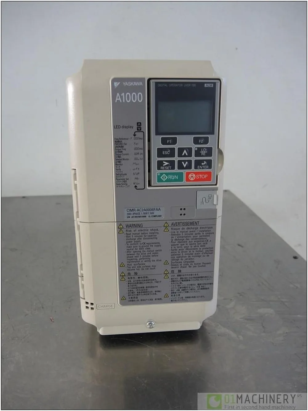 2006 YASKAWA CIMR-AC2A0006FAA AI1544