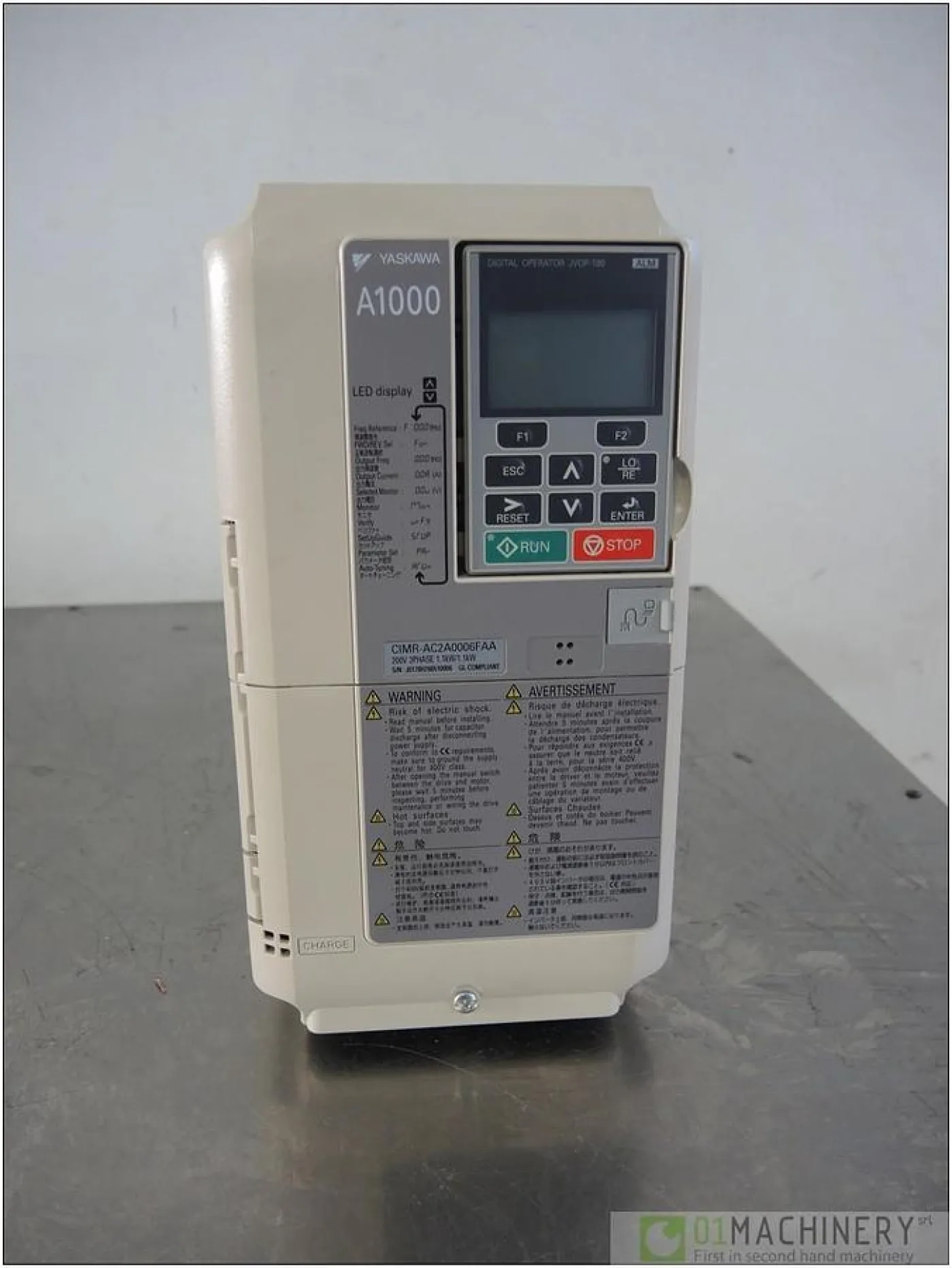 2006 YASKAWA CIMR-AC2A0006FAA AI1544 - 1