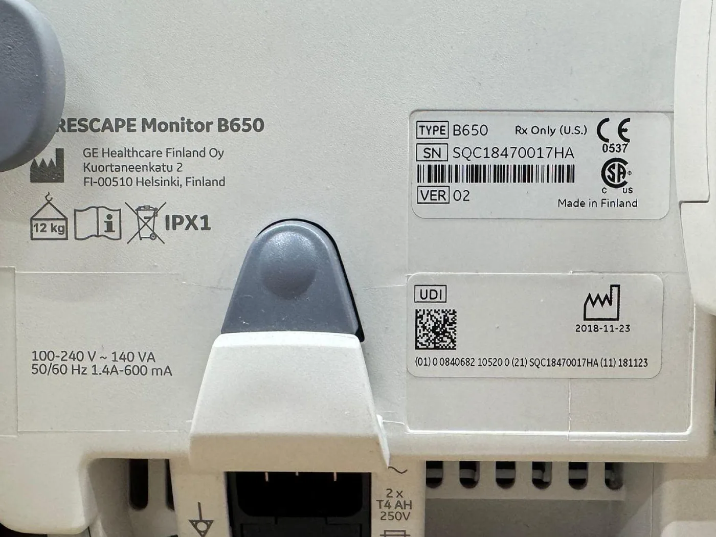 GE B 650 Patient Monitor Critical Care - 8