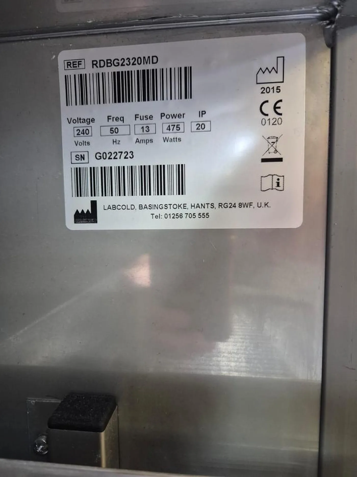 Labcold RDBG2320MD Upright Bloodbank Refrigerator - 6