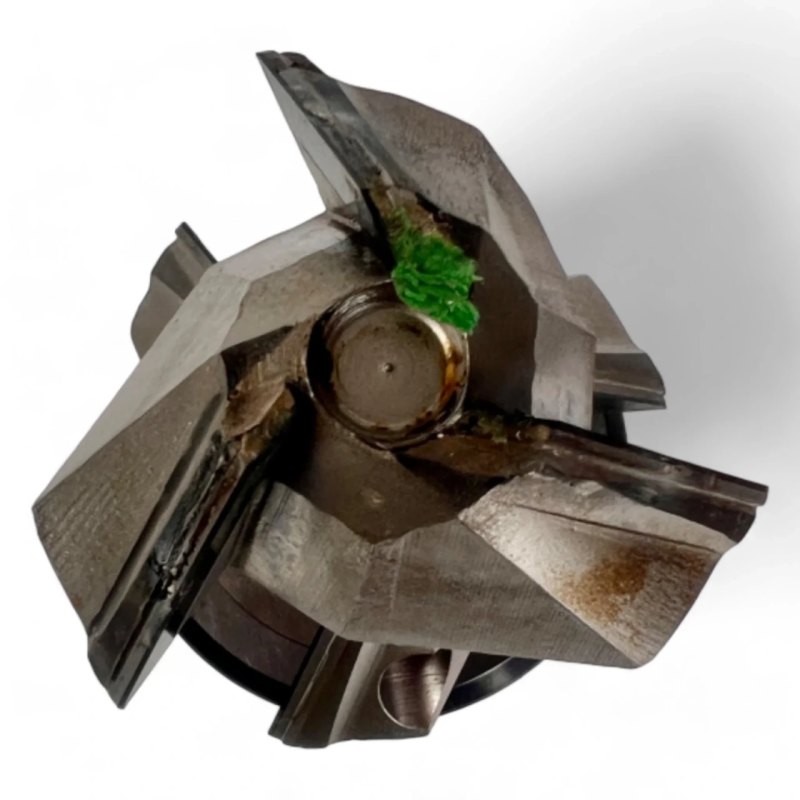 HSK 63 F Spannzangenfutter mit Spannzange und HW Profilfräser Ø 56 mm 2 HW Fasefräsern , Z=3
