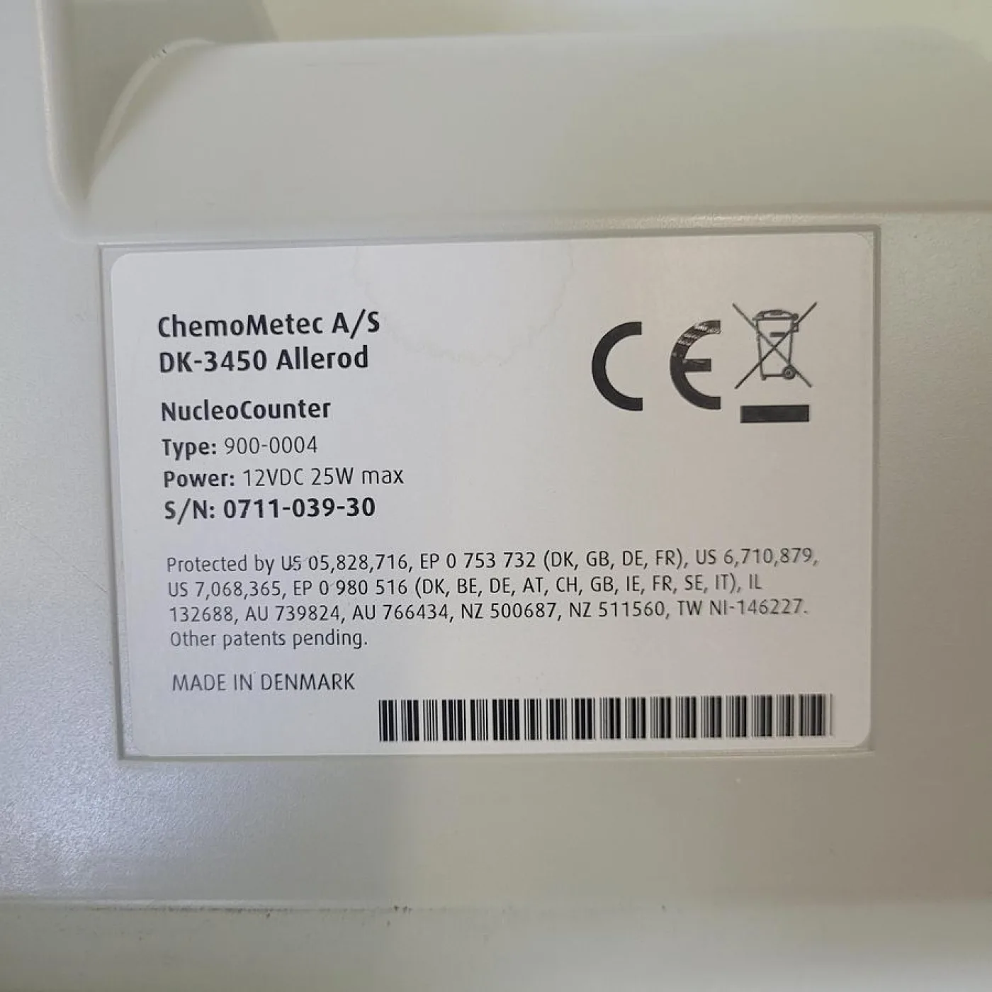 ChemoMetec DK-3450 Allerod Automated Cell Counter - 6