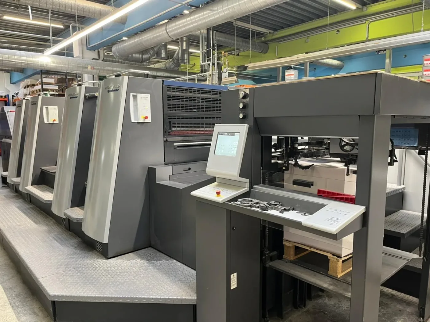 Heidelberg XL 75-4-P offset printing press - 2
