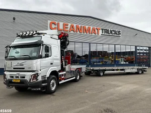 Volvo FMX 500 4x4 Fassi 31 Tonmeter laadkraan + Fly-Jib + Jumbo 2-assige aanhangwagen