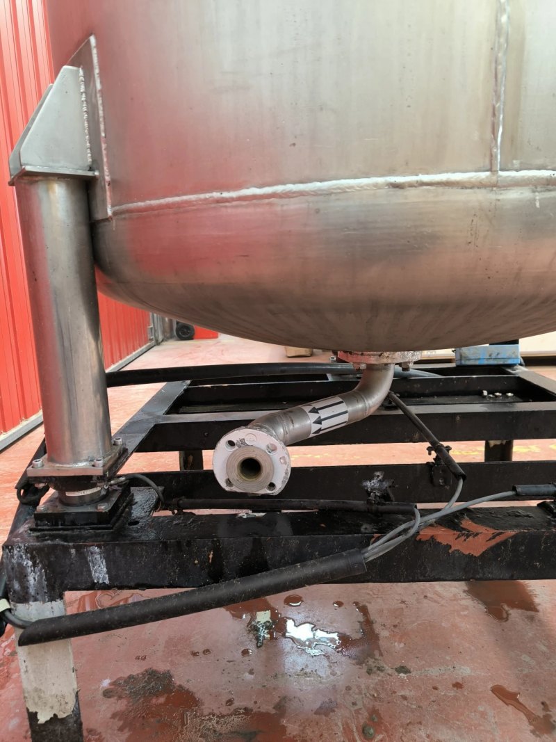 STAINLESS STEEL TANK 1185 LITERS JUAN MARSOL