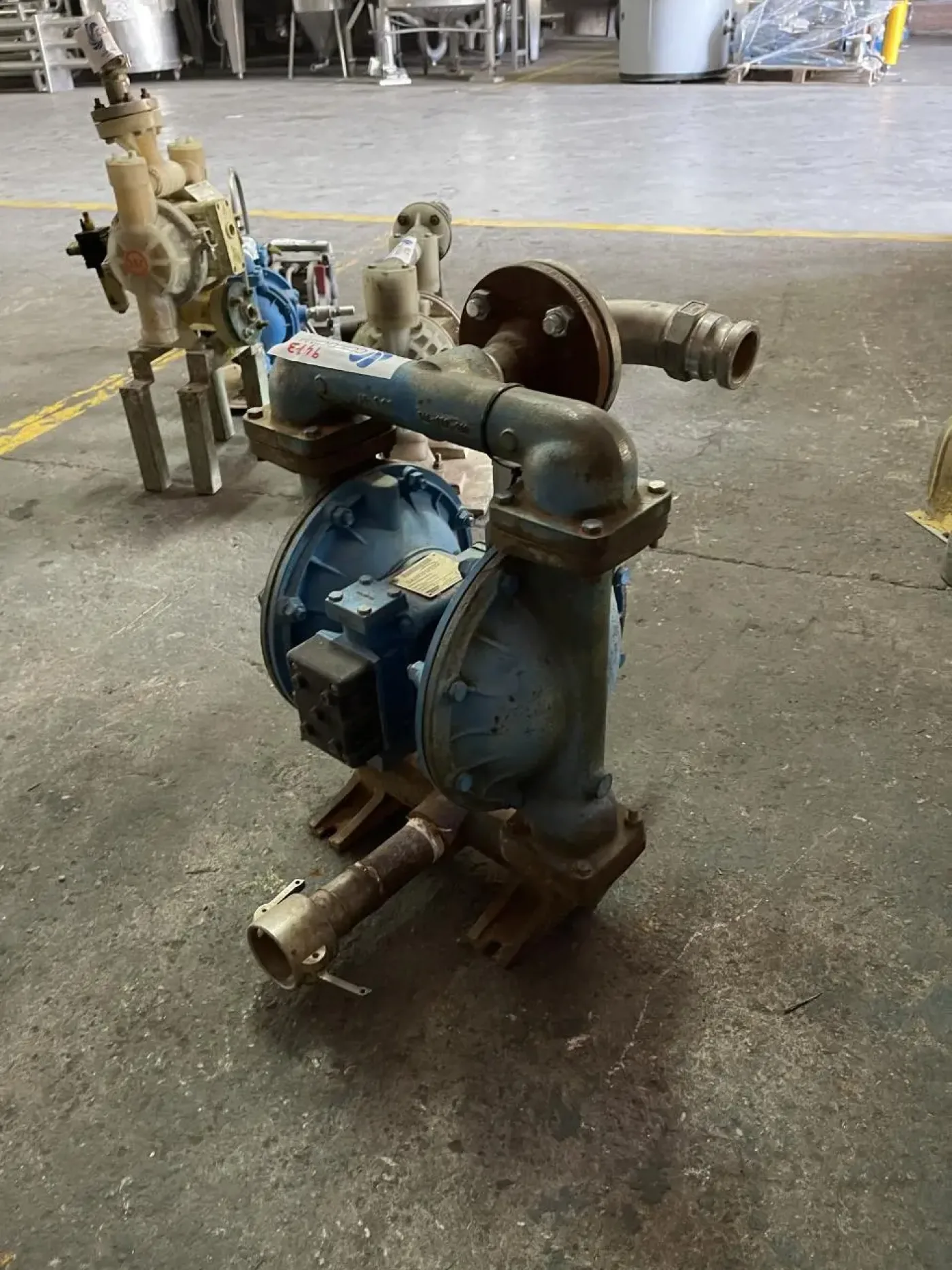 USED AODD SANDPIPER S15 B1INWABS000 AIR OPERATED DOUBLE DIAPHRAGM PUMP - 3