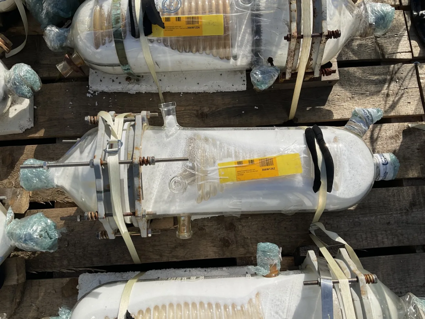 QVF Glasstechnik Glass spiral 1m² - Shell and tube heat exchanger - 5