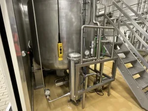 Chaudronnerie Tuyauterie Chaudronnerie Tuyauterie Stainless Steel Bulk Bag Dissolution Tank with Hoist, Pump and Filter
