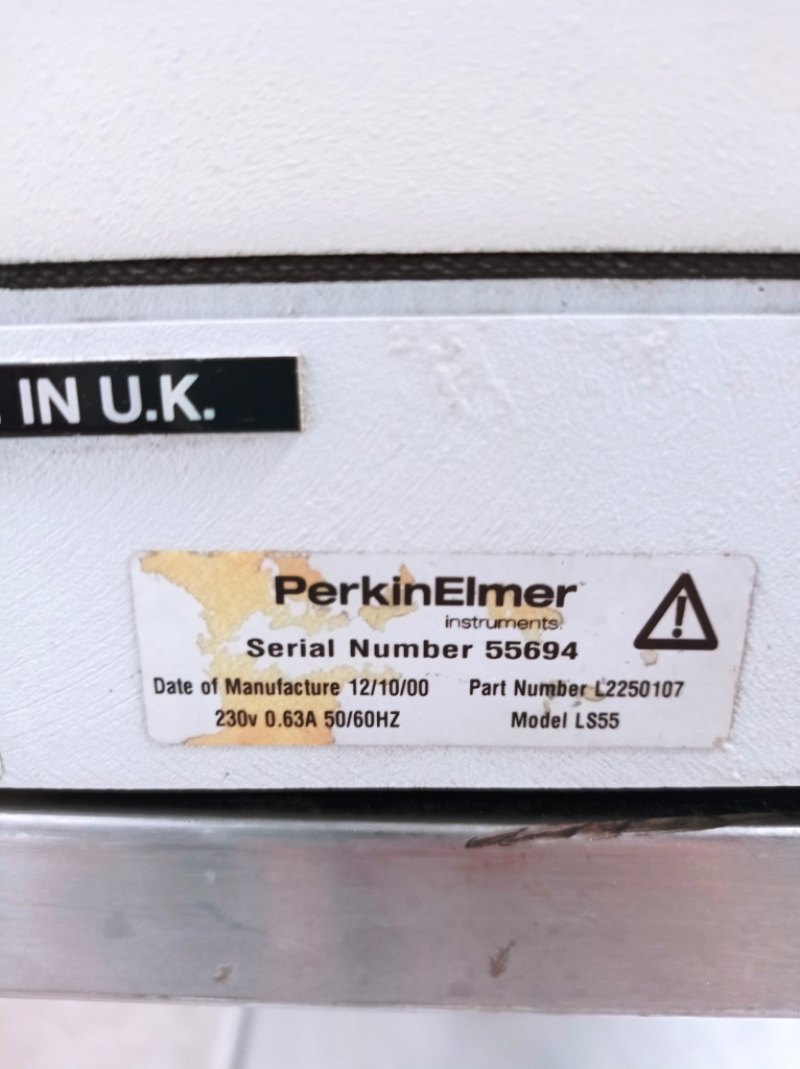 SPETTROMETRO A FLUORESCENZA – PERKIN ELMER – MOD. LS 55