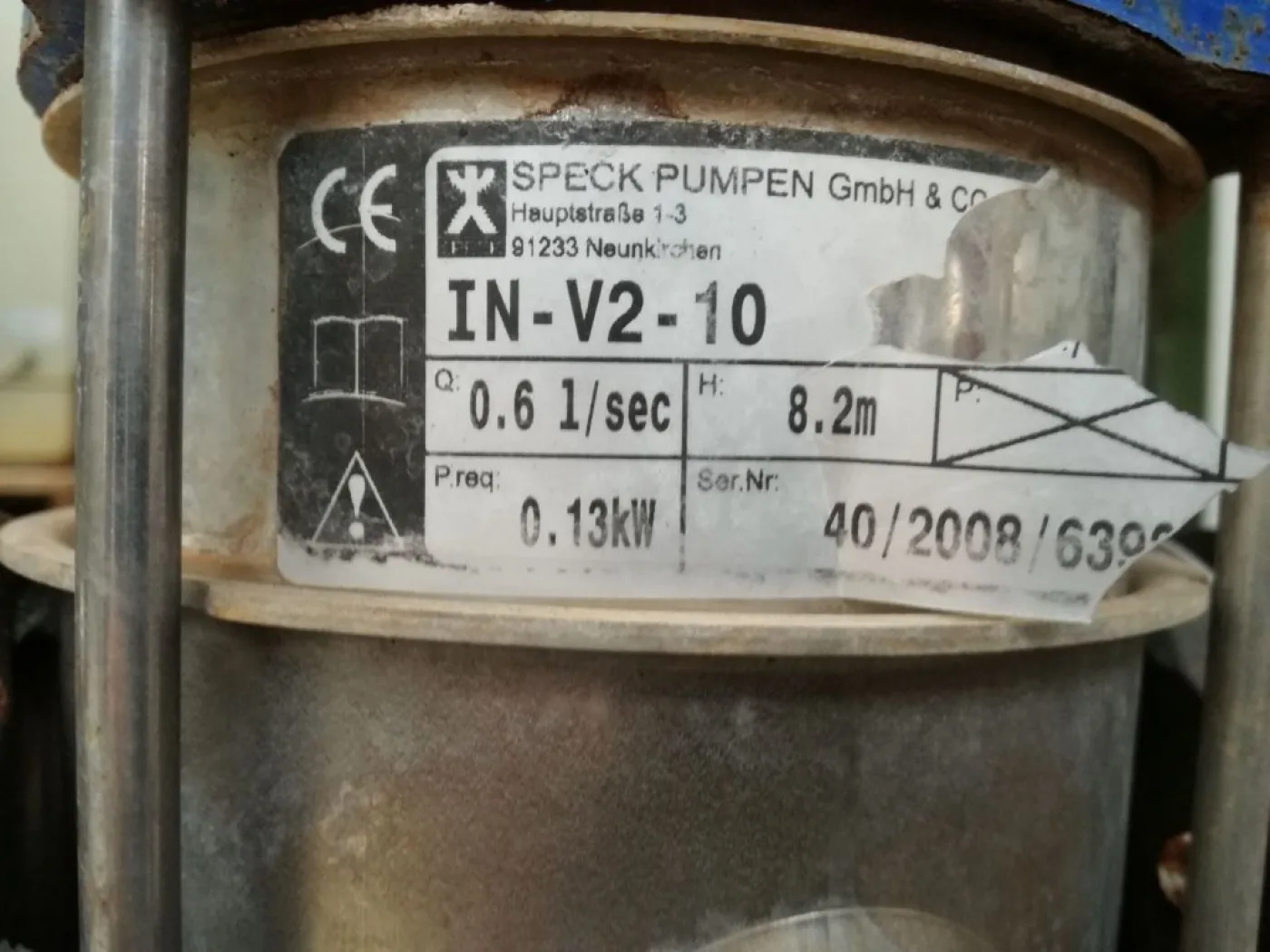 Certuss Centrifugal pump with vessel - Centrifugal Pump - 1