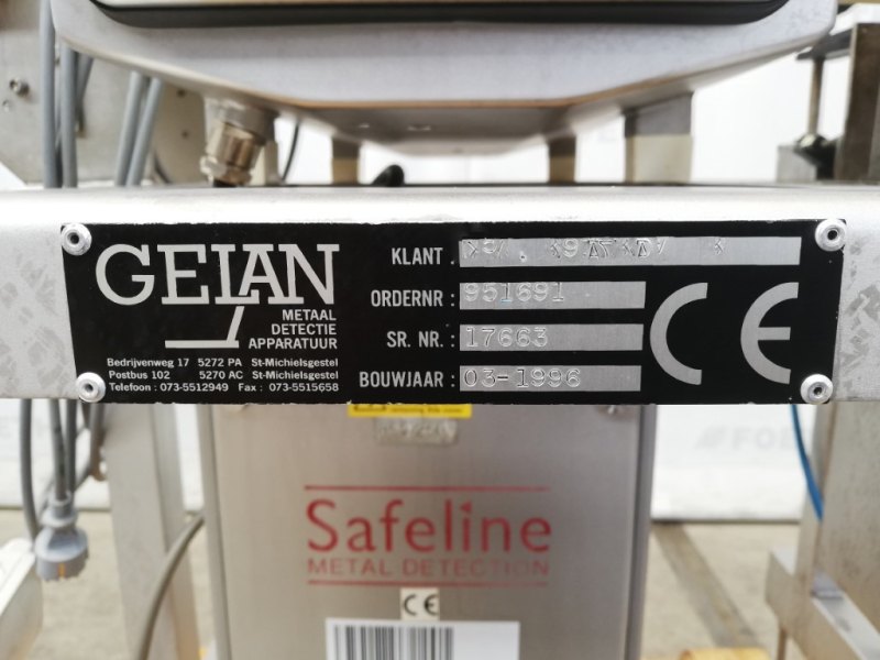 Mettler Toledo Safeline - Metal detector