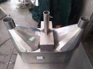 TRAMOGGIA IN ACCIAIO INOX A DUE USCITE