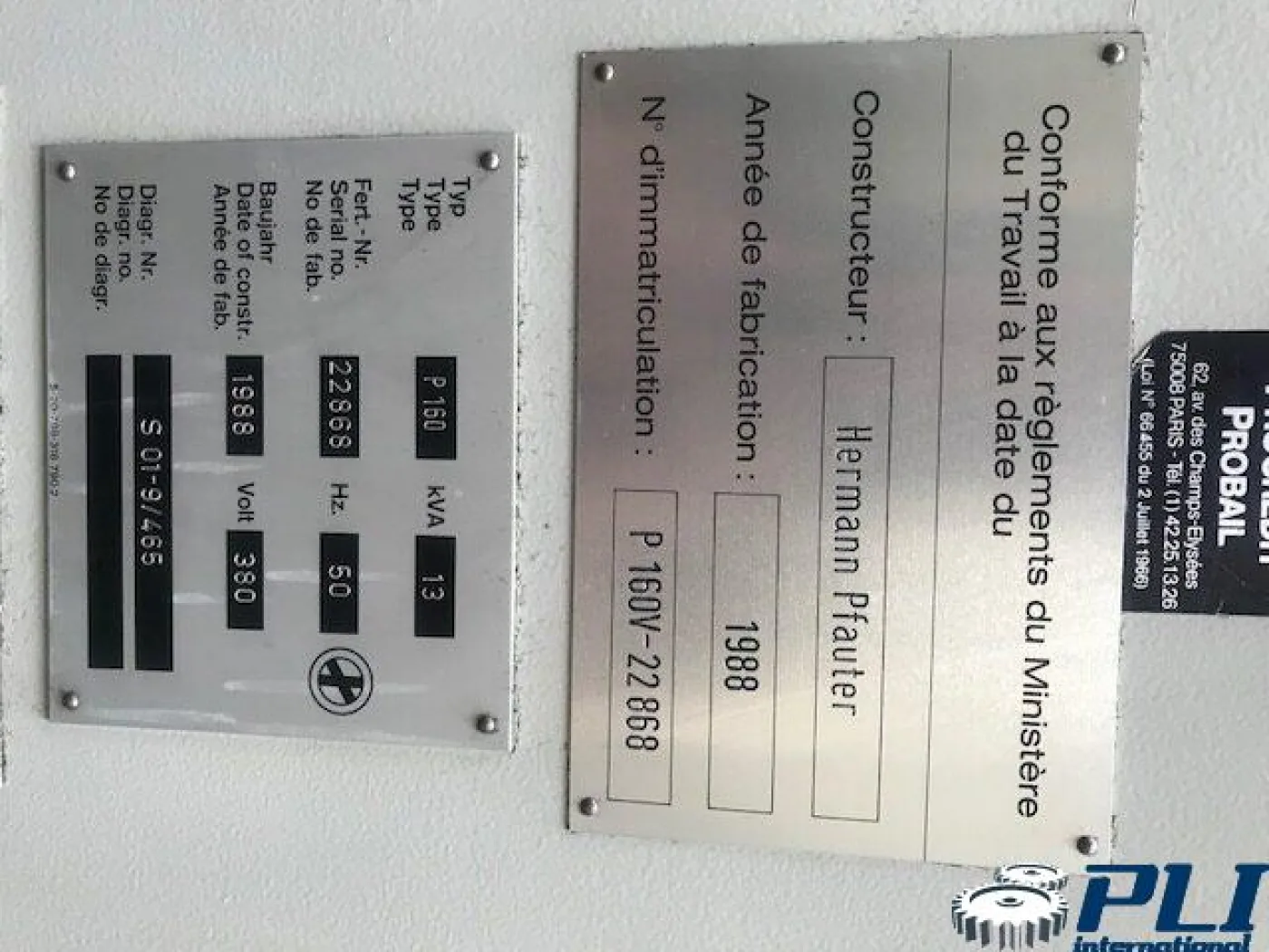 Trimmer – PFAUTER P160 - 6