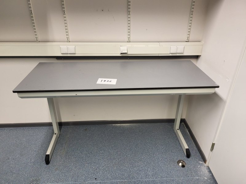 1976 - Used S+B Laboratory wall table (154 cm)