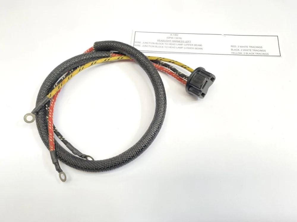 Kabelboom, koplamp links