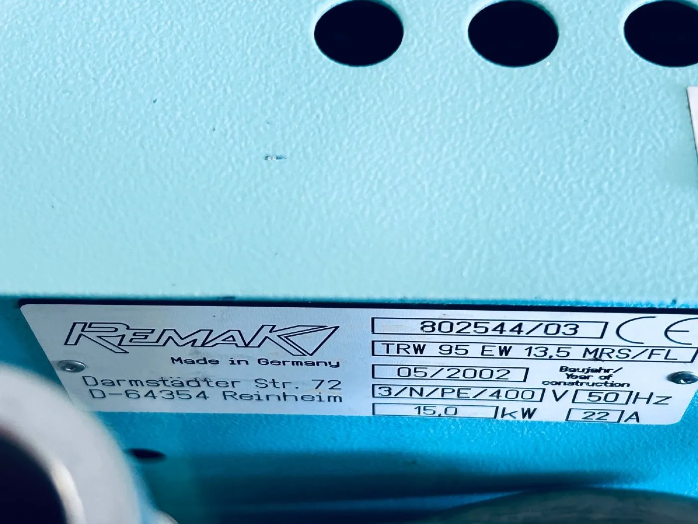 Remak TRW 95 EW 13,5 MRS/FL Tempariergerät - 5