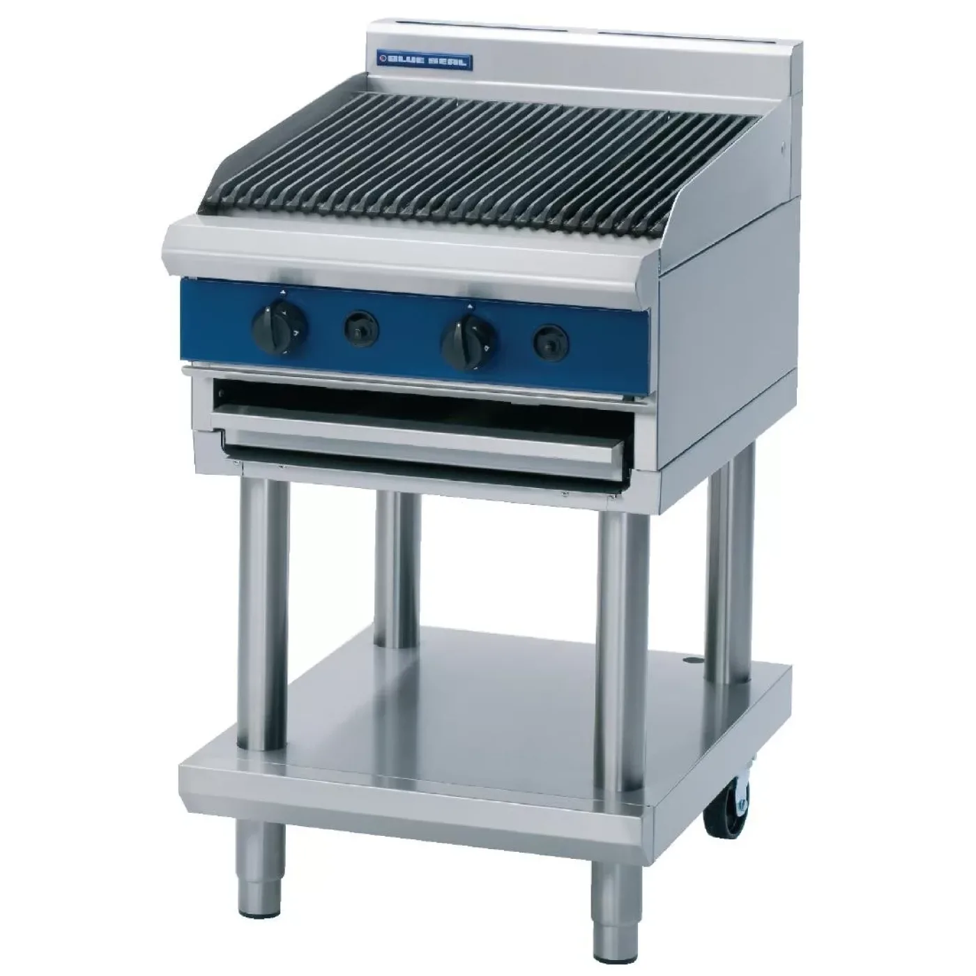 Blue Seal LPG Chargrill with Leg Stand G594-LS-LPG - islandcatering - 1