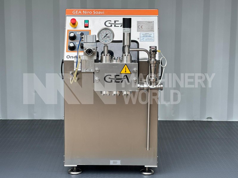 350 LPH GEA Niro Soavi ONE 7TS (250 Bar) High Pressure Homogeniser (Year 2014)