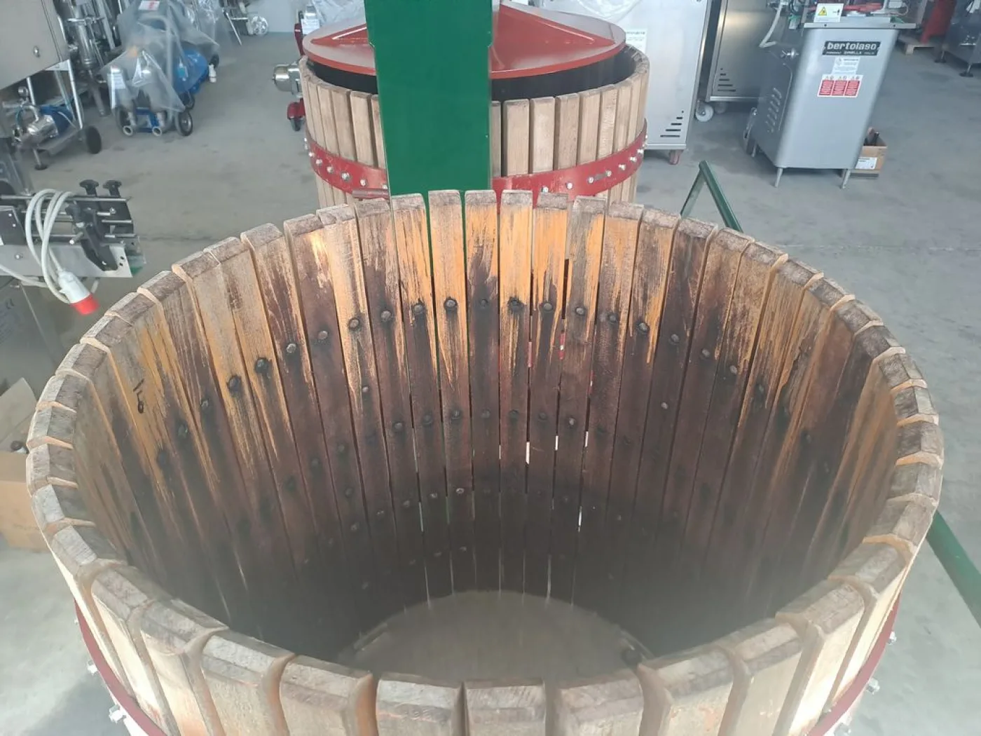 TEM HYDRAULIC PRESS, DIAMETER 80, TWO CAGES AND TWO TROLLEYS, SECOND HAND MACHINE - 8