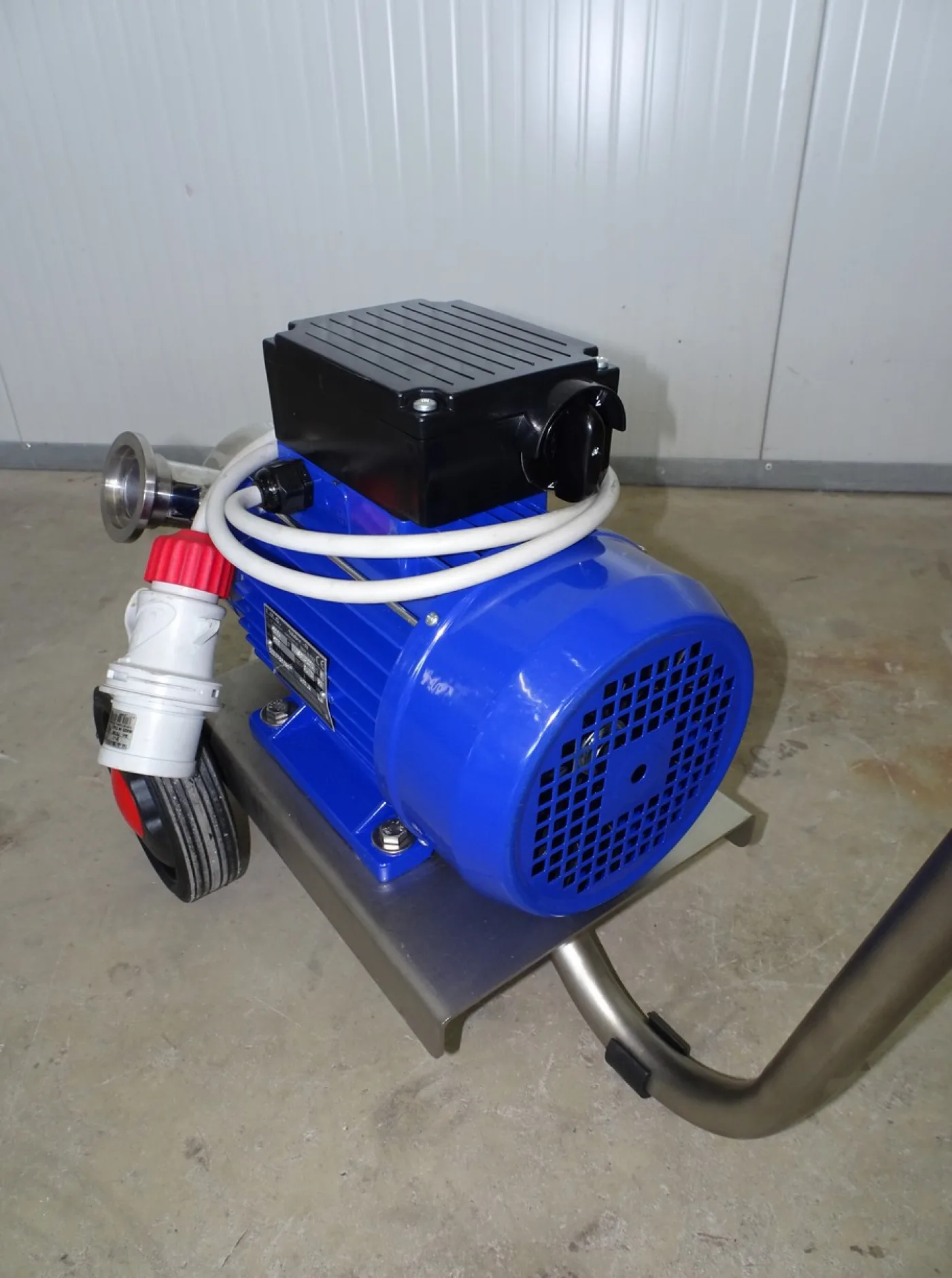 PUMP – ELECTRIC PUMP IN STAINLESS STEEL WITH FOOD NEOPRENE IMPELLER MOD. EURO 40 1 SPEED THREE PHASE 380 VOLT NEW MACHINE - 6