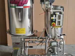 KIESELGUR FILTER VELO FIRM IN STAINLESS STEEL, 3MQ OF FILTERING SURFACE, SECOND-HAND MACHINE
