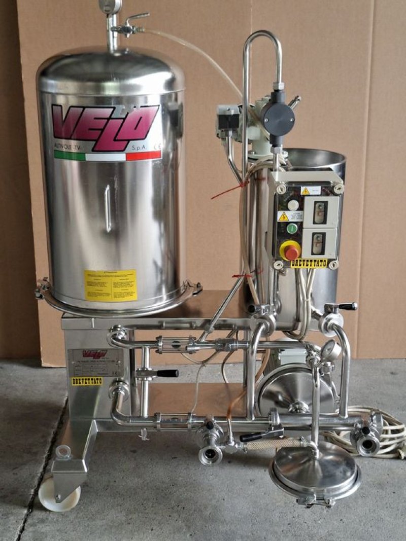 KIESELGUR FILTER VELO FIRM IN STAINLESS STEEL, 3MQ OF FILTERING SURFACE, SECOND-HAND MACHINE