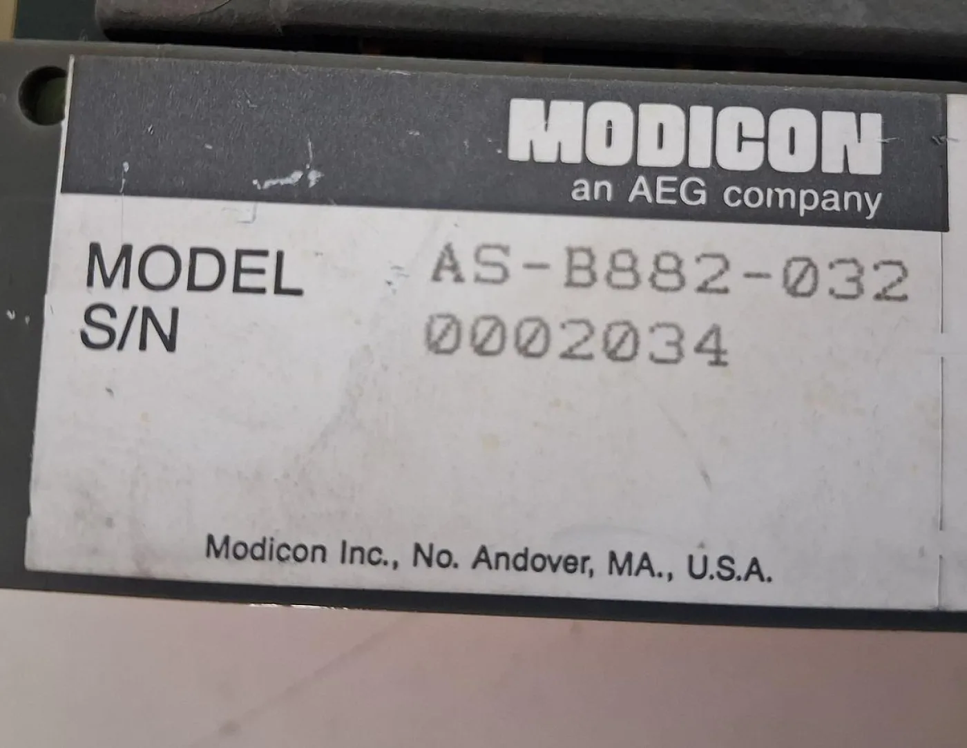 Modicon AS-B882-032 I/O Output Module - 5