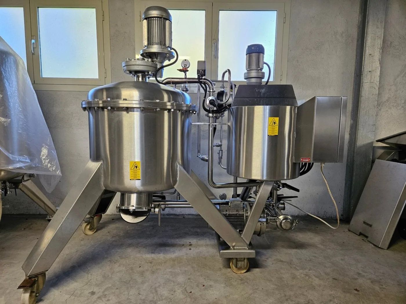 KIESELGUR FILTER DELLA TOFFOLA IN STAINLESS STEEL, 5Q FILTERING SURFACE, MOD. NF5, SECOND-HAND MACHINE - 8