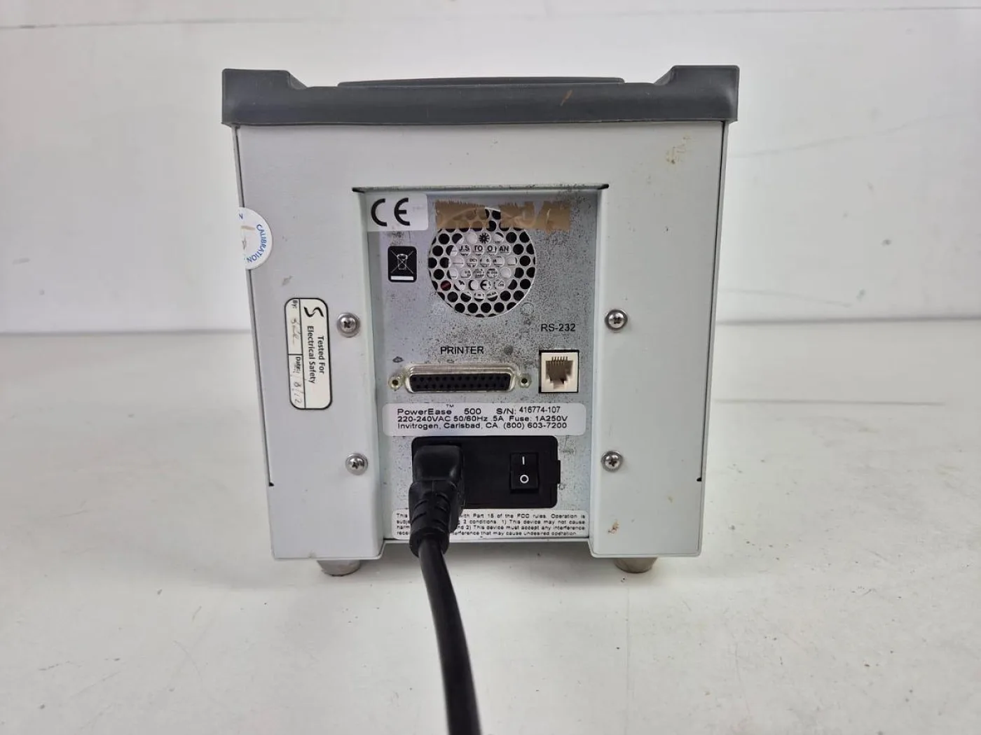 Invitrogen PowerEase 500 Power Supply - 5