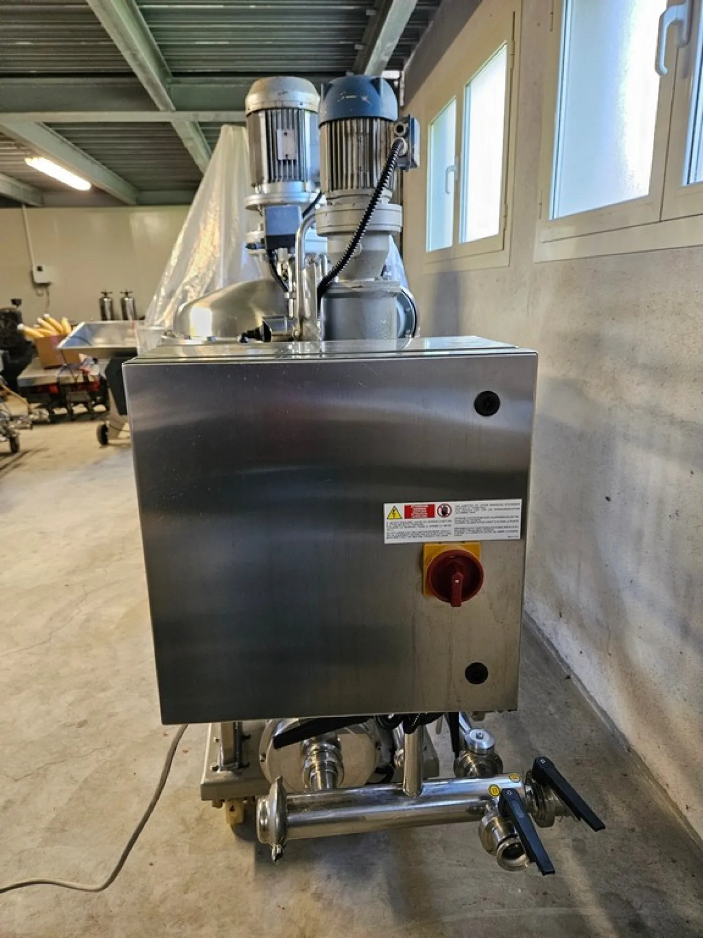 KIESELGUR FILTER DELLA TOFFOLA IN STAINLESS STEEL, 5Q FILTERING SURFACE, MOD. NF5, SECOND-HAND MACHINE - 5
