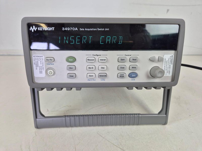 Agilent 34970a Data Loger Switch Unit