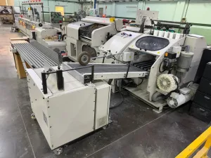 Meccanotecnica Uniplex with Aster 180 sewing machine