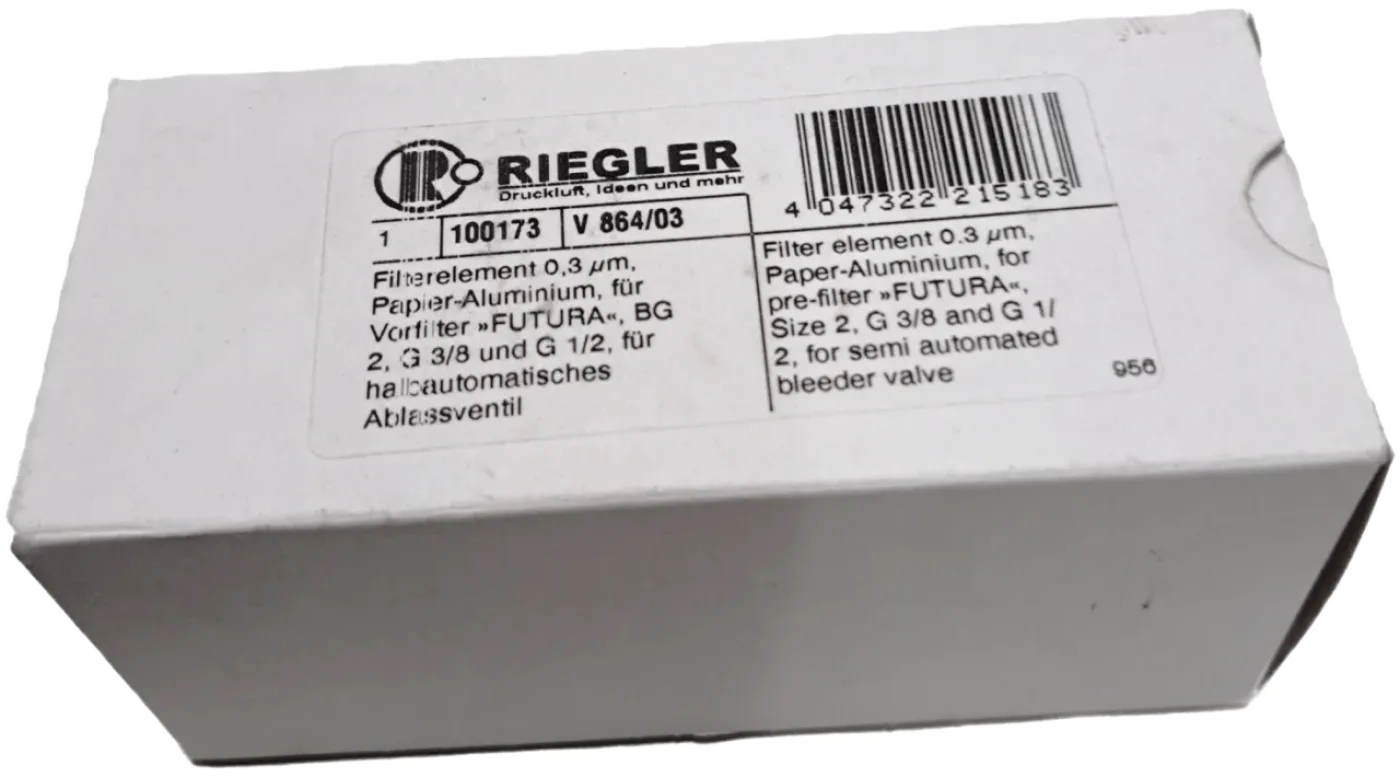 Riegler Filterelement 0,3 µm 100173 / V864/03 - 1