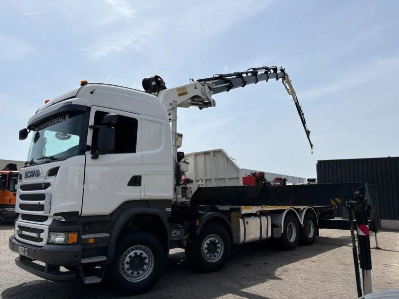 Scania R 520 V8 + PALFINGER 72002 6X + JIB 4X + WINCH + 8X4 + EURO 6 + REMOTE