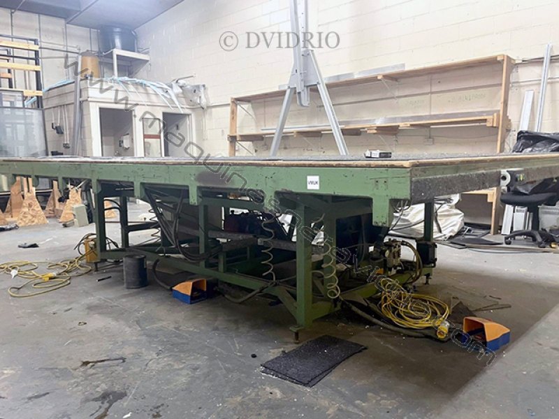 MESA DE CARGA Y TRONZADO DE VIDRIO BOTTERO