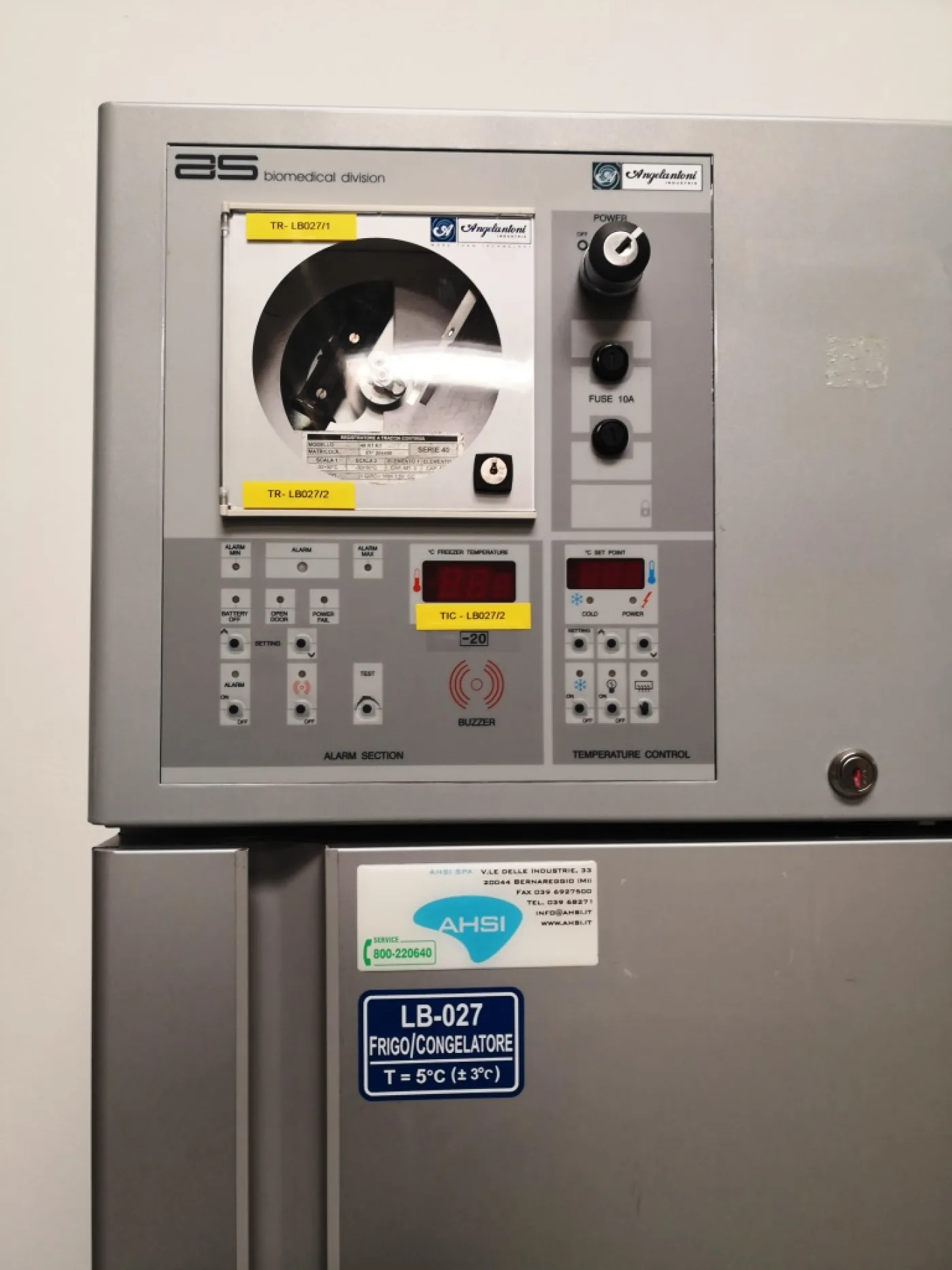 CAMERA CLIMATICA – FRIGO/CONGELATORE – ANGELANTONI SCIENTIFICA – Mod. EKOFRIGOLAB 700 - 6