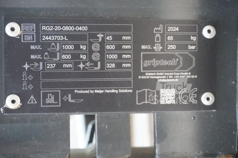 GRIPTECH GRIPTECH RG2-20-0850-0400