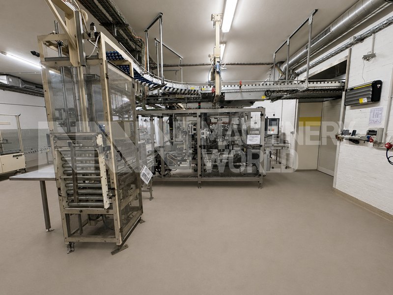 Used Bedo VA6115 End-of-Line Case Packing System for 250g Butter Portions (Year 2007)