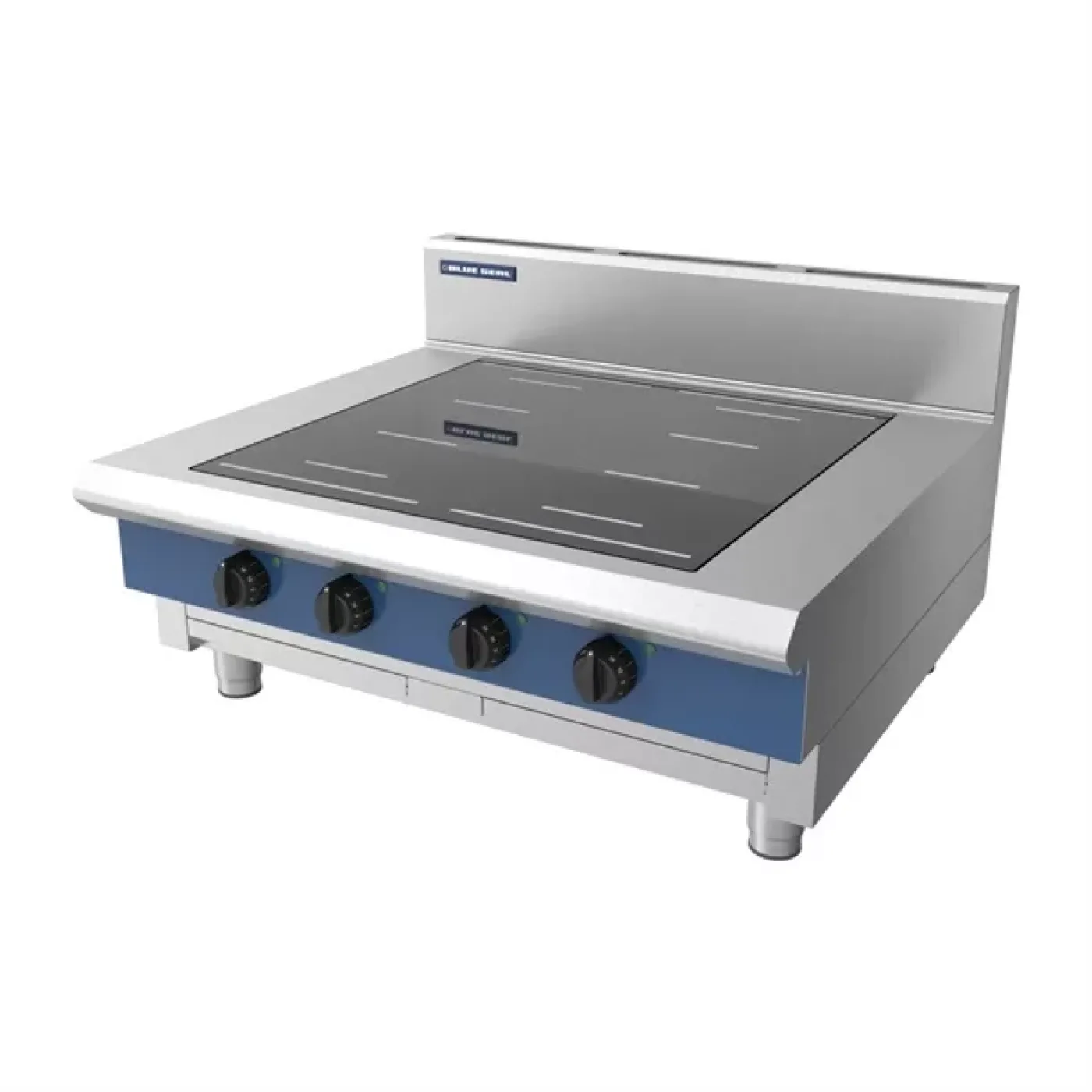 Blue Seal 4 Zone Countertop Full Area Induction Hob 20kW IN514F-B - islandcatering - 4