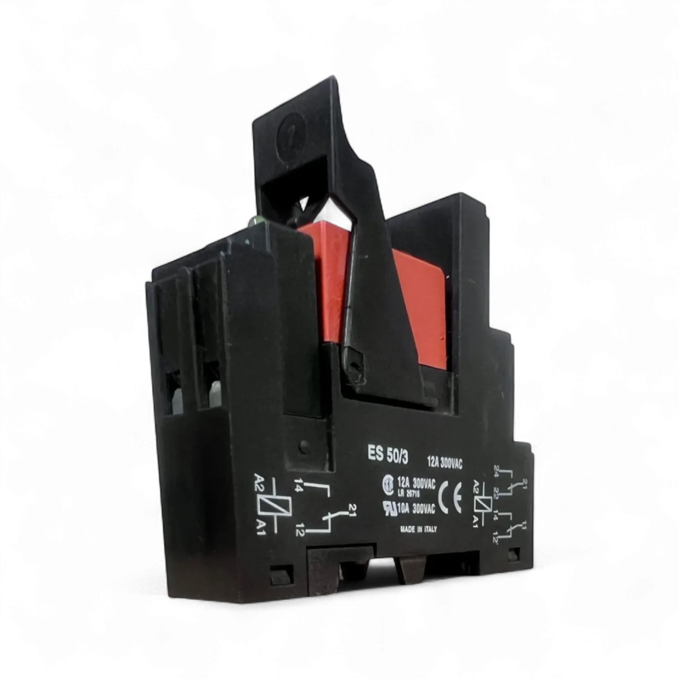 Schrack Relais RT424024 mit Sockel ES 50/3 – Relaisfassung | Relay Socket | Art.-Nr. ES50/3 - 2