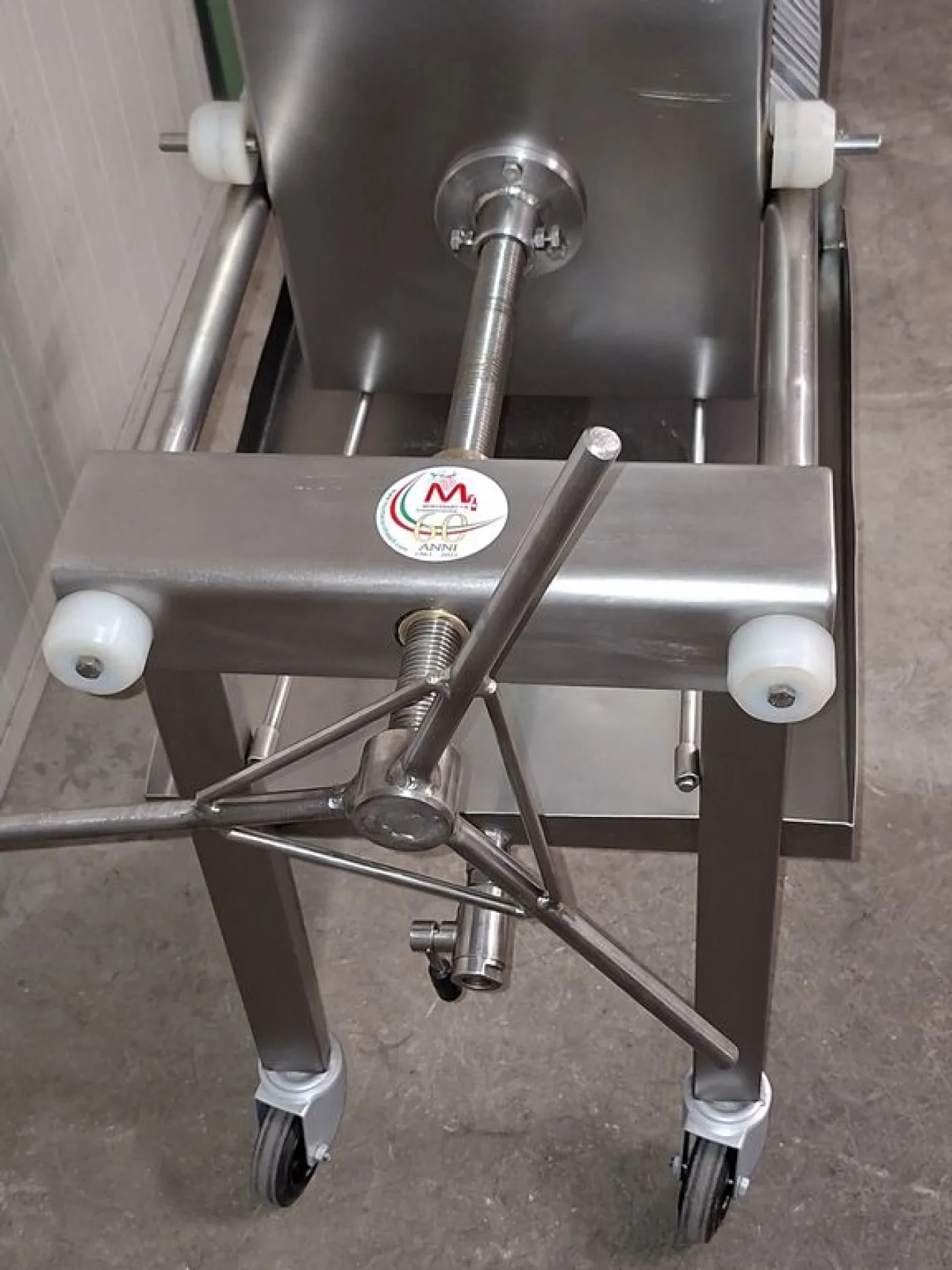 FILTER PLATES MODEL 32X32, STAINLESS STEEL FRAME, 20 ALUMINUM PLATES, SECOND-HAND MACHINE - 4