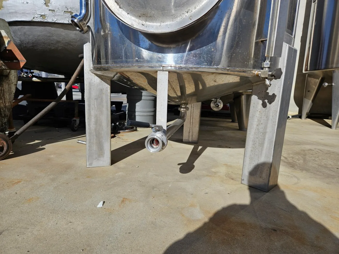 STAINLESS STEEL TANK CAPACITY LITERS 3700 (HL 37) ABOUT STORAGE MODEL, SECOND-HAND EQUIPMENT - 7