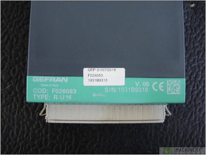 2019 GEFRAN R-U16 AI2725