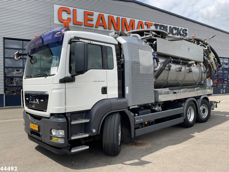 MAN TGS 28.440 FFG Flensburger 12,5m³ Saug/Spul combi Waterrecycling