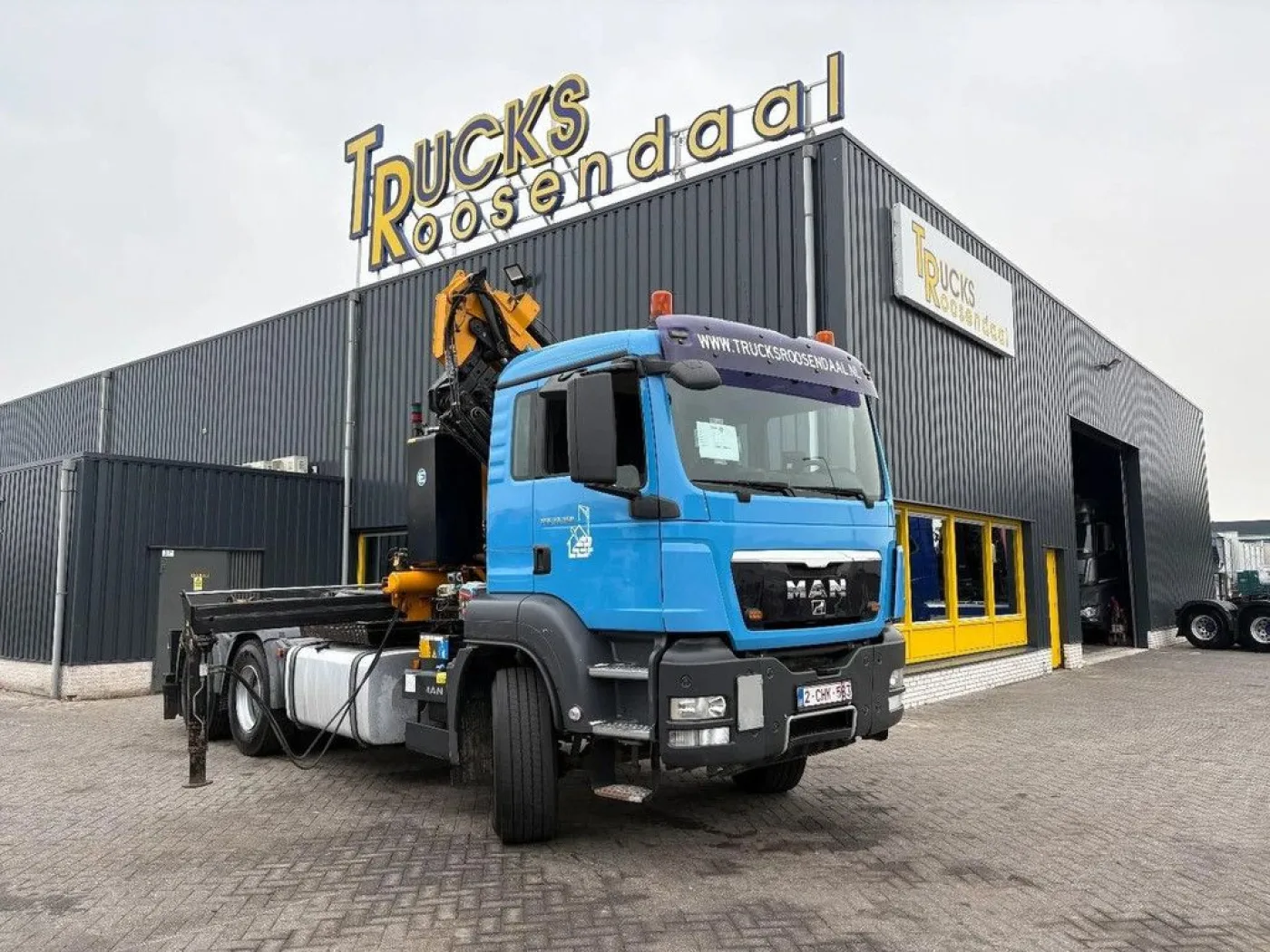 MAN Tgs 33,360 + Effer 210/4S 4 X Ext. + Jib 2 S 2 X Ext + Hook Arm System + 6X4 + 158582 Km + Euro 5 - 5