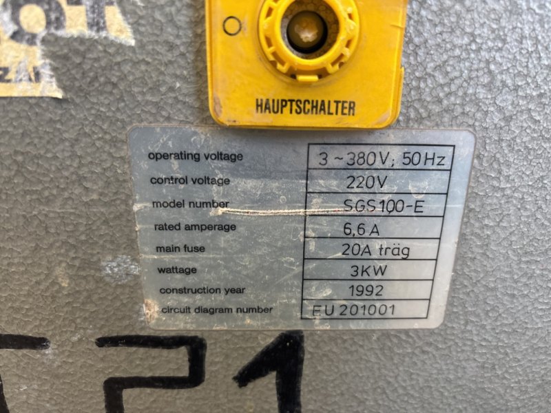 Scheer & Cie SGS 100-E - Pelletiser
