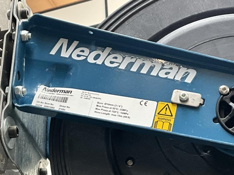 Nederman Nederman Hose Reel and Prevost Air Line Reel on Stand