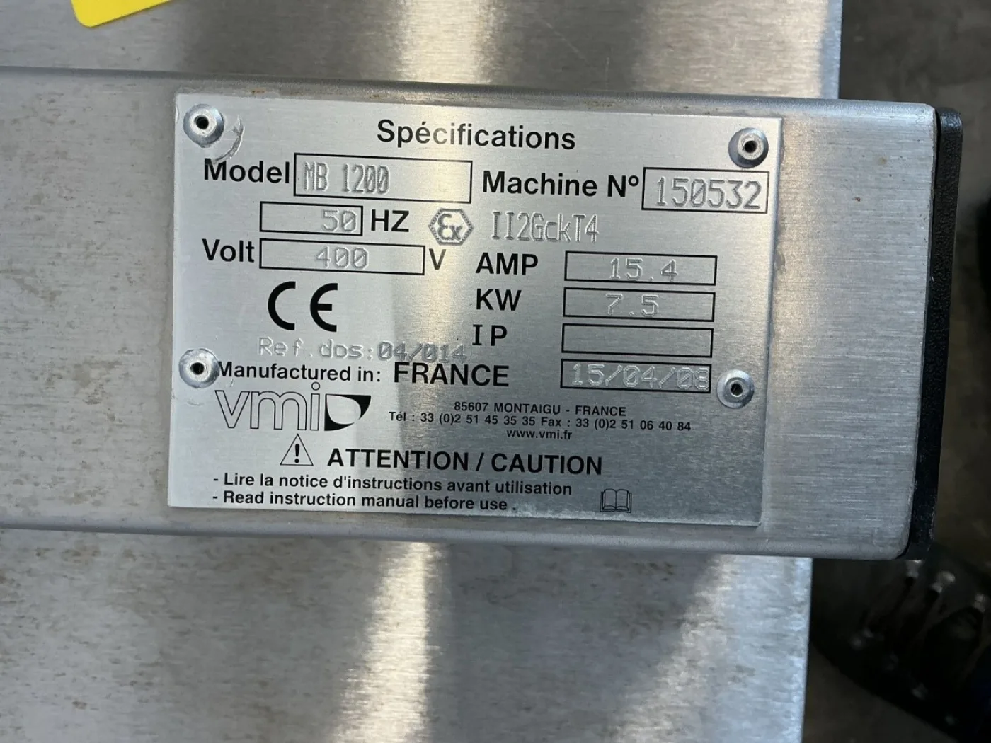 VMI Emulsioner MB1200 - Stirrer - 4